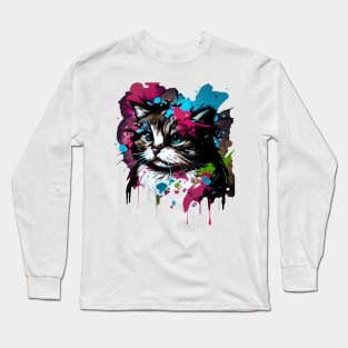 Splash Cat Long Sleeve T-Shirt